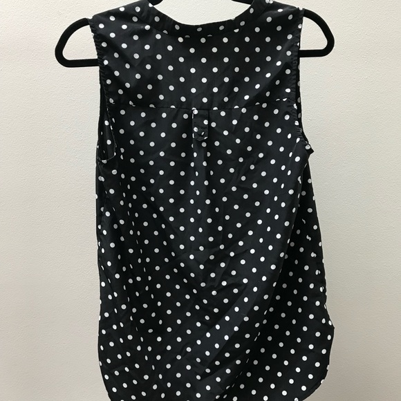 ModCloth fervour sleeveless polka dot blouse - Picture 4 of 5